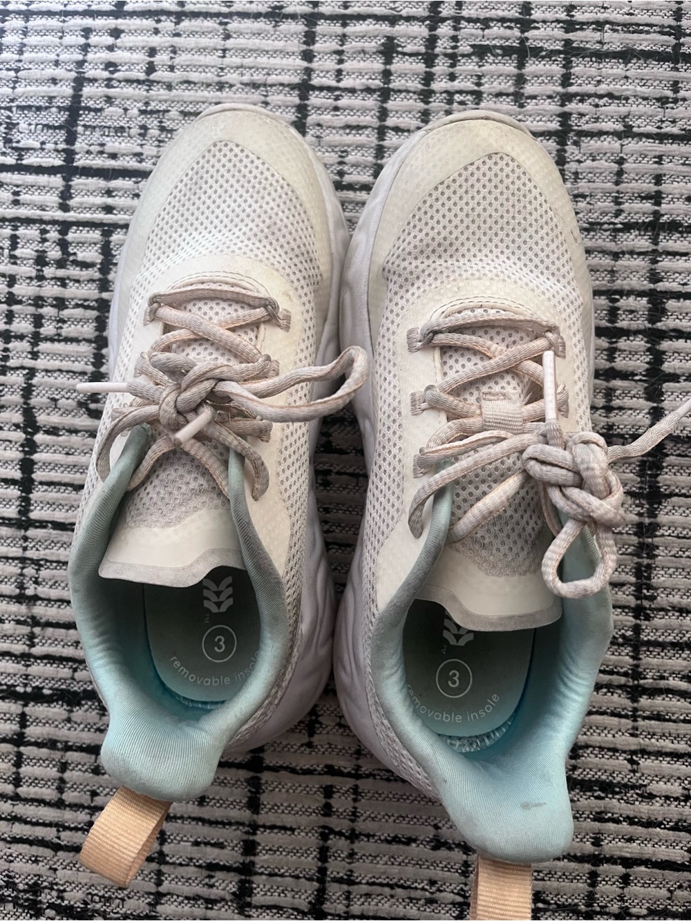 all in motion Kids Sneakers White with Light Blue Accents
